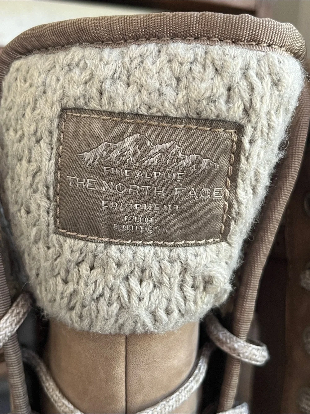 🤍 The North Face Shellista II Mid Boots Size 10 Split Rock Brown Dove Grey